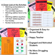 Load image into Gallery viewer, Addition Math Facts Mini Books MEGA BUNDLE Numbers 1 to 20