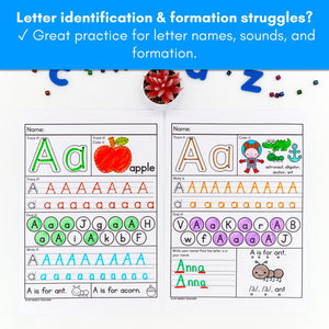 Alphabet Beginning Sounds Worksheets & Crafts MEGA BUNDLE
