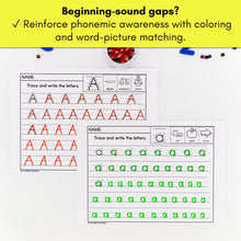 Load image into Gallery viewer, Alphabet Beginning Sounds Worksheets &amp; Crafts MEGA BUNDLE