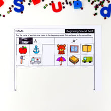 Load image into Gallery viewer, Alphabet Beginning Sounds Worksheets &amp; Crafts MEGA BUNDLE
