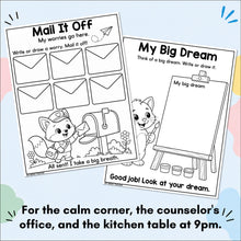 Load image into Gallery viewer, 180+  Art Therapy Worksheets for Kids: Printable Pages to Help Kids Draw Out Big Feelings