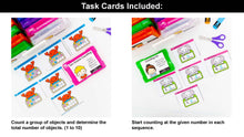 Load image into Gallery viewer, Numbers 1 To 10 Kindergarten Math Task Cards - CCSS Aligned