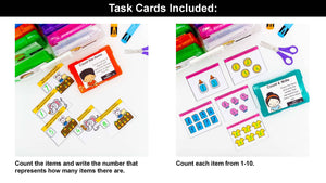 Numbers 1 To 10 Kindergarten Math Task Cards - CCSS Aligned – My Nerdy ...