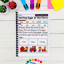 Load image into Gallery viewer, 50 R-Controlled Vowels Decodable Read &amp; Sequence Phonics Passages