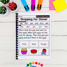 Load image into Gallery viewer, 50 R-Controlled Vowels Decodable Read &amp; Sequence Phonics Passages