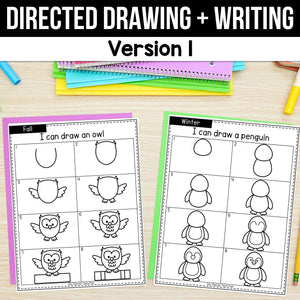 FREE Monthly Draw & Write Directed Drawing MEGA BUNDLE