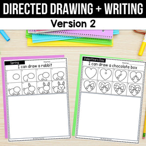 FREE Monthly Draw & Write Directed Drawing MEGA BUNDLE