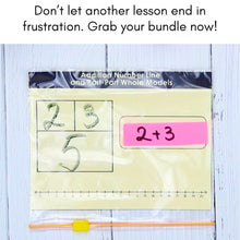 Load image into Gallery viewer, 137 Kindergarten &amp; 1st Grade Math Mats and Graphic Organizers (Included in 800+ Math Mats MEGA BUNDLE)