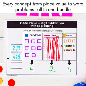 800+ Math Mats and Graphic Organizers MEGA BUNDLE - 1st to 4th Grade ...