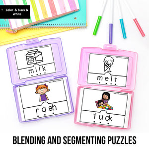 Buy3Get1 FREE B12 - Beginning Sounds, Digraphs and Blends, Roll and Read, Write the Room