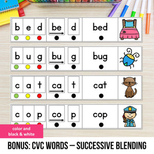 Decodable Readers Passages Bundle + Phonics Reading Intervention Bundle