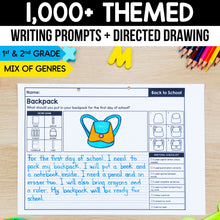 Load image into Gallery viewer, 1,000 Writing Prompts + Directed Drawing YEAR-LONG BUNDLE