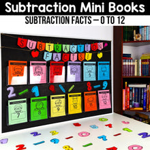 Load image into Gallery viewer, Subtraction Facts Mini Books MEGA BUNDLE Numbers 0 to 12