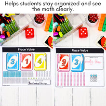 Load image into Gallery viewer, 137 Kindergarten &amp; 1st Grade Math Mats and Graphic Organizers (Included in 800+ Math Mats MEGA BUNDLE)