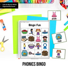 Load image into Gallery viewer, Buy3Get1 FREE B12 - Beginning Sounds, Digraphs and Blends, Roll and Read, Write the Room