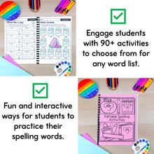 Load image into Gallery viewer, Editable Spelling Activities &amp; Word Work For Any Word List BUNDLE