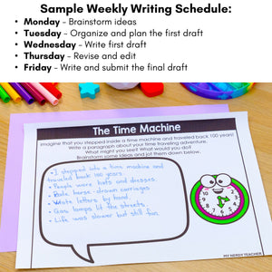 Paragraph of the Week + Graphic Organizers - Editable