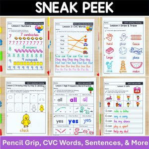 Kindergarten Writing Curriculum BUNDLE