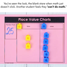 Load image into Gallery viewer, 137 Kindergarten &amp; 1st Grade Math Mats and Graphic Organizers (Included in 800+ Math Mats MEGA BUNDLE)