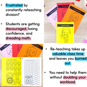 Buy3Get1 FREE B17 - Addition, Subtraction, Multiplication & Division Mini Books