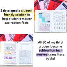 Load image into Gallery viewer, Subtraction Facts Mini Books MEGA BUNDLE Numbers 0 to 12