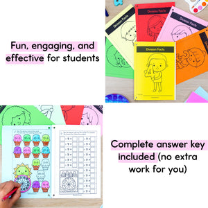 Buy3Get1 FREE B17 - Addition, Subtraction, Multiplication & Division Mini Books