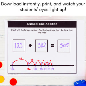 137 Kindergarten & 1st Grade Math Mats and Graphic Organizers (Included in 800+ Math Mats MEGA BUNDLE)