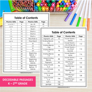 Buy3Get1 FREE B1 - SOR Decodable Passages, Reading Intervention, Blending and Segmenting