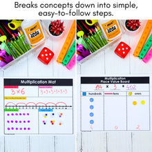 Load image into Gallery viewer, 615 3rd 4th 5th Grade Math Mats and Graphic Organizers  (Included in 800+ Math Mats MEGA BUNDLE)