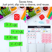 Load image into Gallery viewer, 615 3rd 4th 5th Grade Math Mats and Graphic Organizers  (Included in 800+ Math Mats MEGA BUNDLE)