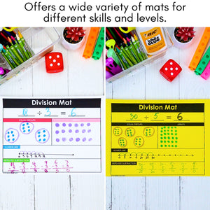 615 3rd 4th 5th Grade Math Mats and Graphic Organizers  (Included in 800+ Math Mats MEGA BUNDLE)