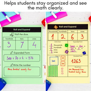 615 3rd 4th 5th Grade Math Mats and Graphic Organizers  (Included in 800+ Math Mats MEGA BUNDLE)