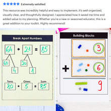 Load image into Gallery viewer, 615 3rd 4th 5th Grade Math Mats and Graphic Organizers  (Included in 800+ Math Mats MEGA BUNDLE)