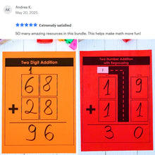 Load image into Gallery viewer, 615 3rd 4th 5th Grade Math Mats and Graphic Organizers  (Included in 800+ Math Mats MEGA BUNDLE)