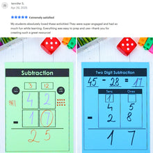 Load image into Gallery viewer, 615 3rd 4th 5th Grade Math Mats and Graphic Organizers  (Included in 800+ Math Mats MEGA BUNDLE)
