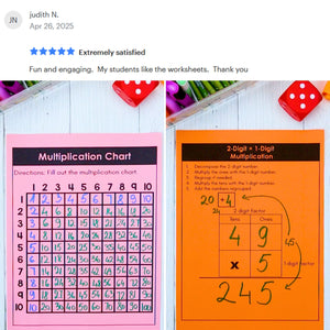 615 3rd 4th 5th Grade Math Mats and Graphic Organizers  (Included in 800+ Math Mats MEGA BUNDLE)