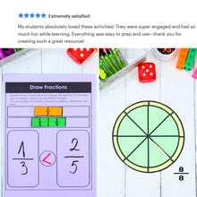 Load image into Gallery viewer, 615 3rd 4th 5th Grade Math Mats and Graphic Organizers  (Included in 800+ Math Mats MEGA BUNDLE)