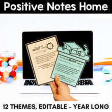 Load image into Gallery viewer, Positive Notes Home - YEAR-LONG Bundle - Editable