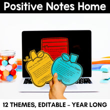 Load image into Gallery viewer, Positive Notes Home - YEAR-LONG Bundle - Editable