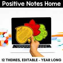 Load image into Gallery viewer, Positive Notes Home - YEAR-LONG Bundle - Editable