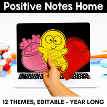 Load image into Gallery viewer, Positive Notes Home - YEAR-LONG Bundle - Editable