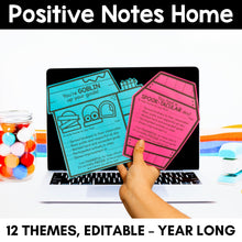 Load image into Gallery viewer, Positive Notes Home - YEAR-LONG Bundle - Editable