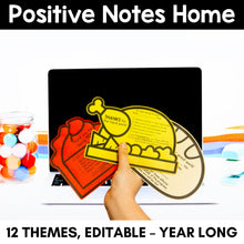 Load image into Gallery viewer, Positive Notes Home - YEAR-LONG Bundle - Editable