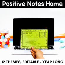 Load image into Gallery viewer, Positive Notes Home - YEAR-LONG Bundle - Editable