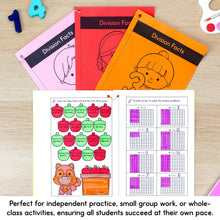 Load image into Gallery viewer, Multiplication + Division Facts Mini Books MEGA BUNDLE Numbers 1 to 12