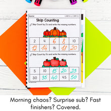 Load image into Gallery viewer, Fall Kindergarten Yearlong Math &amp; Literacy