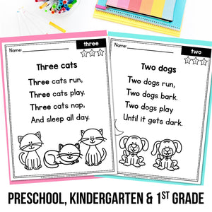 Buy3Get1 FREE B2 - Writing Prompts, Sight Word Fluency, CVC Words, Reading Comprehension