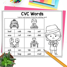 Load image into Gallery viewer, Buy3Get1 FREE B2 - Writing Prompts, Sight Word Fluency, CVC Words, Reading Comprehension