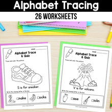 Load image into Gallery viewer, Alphabet Tracing Practice Worksheets