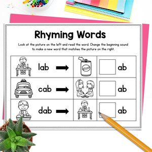 Buy3Get1 FREE B2 - Writing Prompts, Sight Word Fluency, CVC Words, Reading Comprehension